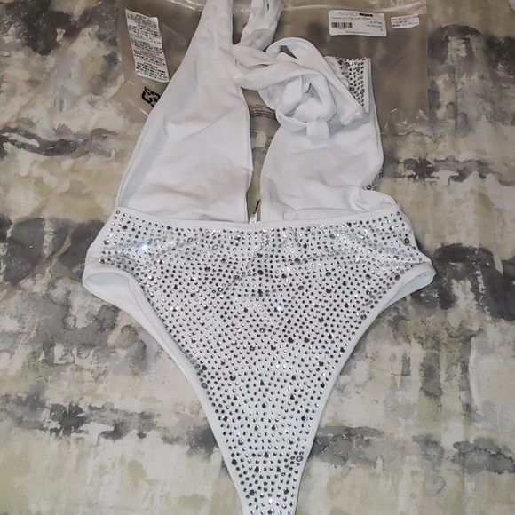 rhinestone bikini fashion nova